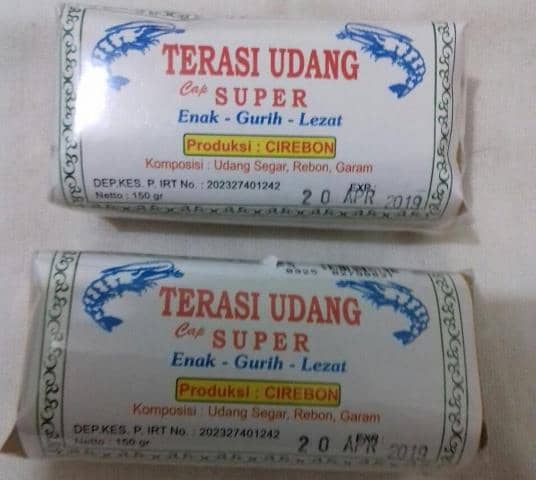 Terasi Cirebon via BUkalapak, 1. Tahu Gejrot, 2. Nasi Jamblang, 3. Empal Gentong, 4. Docang, 5. Mie Koclok, 6. Nasi Lengko, 7. Empal Asam, 8. Growolan, 9. Kerupuk Melarat, 10. Nasi Bogana, 11. Sate Kalong, 12. Gado-Gado Ayam, 13. Rujak Kangkung, 14. Pedesan Entog, 15. Bubur Sop Ayam, 16. Ketoprak Cirebonan, 17. Tahu Kuningan, 18. Sate Kentang, 19. Terasi Cirebon, 20. Gepu, 21. Tape Ketan Daun Jambu, 22. Gadungan