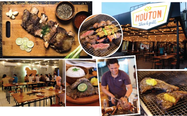 Mouton Slice & Grill, 1. Sate Kambing H. Giyo, Jatinegara, 2. Sop Kaki Kambing Dudung Roxy, Kalibata, 3. Nasi Goreng Kambing Kebon Sirih, 4. Gulai Tikungan Blok M, 5. Sate Tongseng Pak Budi Pondok Bambu, 6. Kambing Bakar Cairo, Senopati, 7. Sop Kaki Kambing Estu Rame, Tebet, 8. Raja Kambing Guling, 9. Kambing Guling Haji Ishak, 10. Kaum Jakarta, 11. Mouton Slice & Grill, 12. Roemah Rempah, 13. Bakaraloka, 14. Namaaz Dining, 15. Kambing Guling Kanye