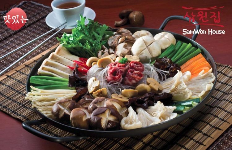 Samwon House via Cosmopolitan, 1. School Food, 2. Jjang Korean Noodle &amp; Grill, 3. Kyochon, 4. Yoogane, 5. Daebak Fan Cafe, 6. Seorae Korean Grill, 7. Jjigae House, 8. Chung Gi Wa, 9. Born Ga, 10. Samwon House, 11. Han Gang, 12. To Bak, 13. Bamsae, 14. Illua Restaurant, 15. Hanyang Garden, 16. Oppa Galbi (Tutup), 17. Korean BBQ Gahyo, 18. Magal Mapogalmaegi BBQ, 19. Mujigae, 20. Legend of Noodle, 21. Seo Seo Galbi, 22. OJJU, 23. Goobne, 24. Chir Chir, 25. Samjin Amook, 26. Samwon Express, 27. MAGAL Korean BBQ, 28. Restoran Mr. Park, 29. Kkuldak, 30. Arasseo, 31. Arang 22