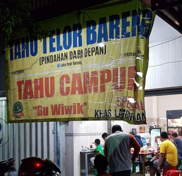 Tahu Telur Bareng via IG @dian_harijanto, 1. Bakso President, 2. Soto Ayam Lombok Sejak 1955, 3. Ronde Titoni, 4. Rumah Makan Kertanegara, 5. Rumah Makan Cairo, 6. STMJ Pak Sentot, 7. Pos Ketan Legenda 1967 Suhat, 8. Rawon Djenggot, 9. Warung Malam Pak Gatot, 10. Depot Mie Gadjah Mada, 11. Warung Subuh, 12. Sego Goreng Resek (Pak Man), 13. Bakso Prima Cak Herman, 14. Nasi Goreng Jumbo Pak Dji, 15. Sego Ceker Glintung, 16. Tahu Lontong Lonceng, 17. Ceker Setan, 18. Tahwa Agus, 19. Nasi Rawon Pecel Campur Mbak Ten, 20. Tahu Telur Bareng, 21. Puthu Lanang Celaket, 22. Sate Landak Pakis – Depot Sate Bu Ria, 23. Warung Malam Pecel & Rawon Ngaglik , 24. Jagung Bakar & STMJ Jaya Abadi, 25. Sentra Kuliner Sriwijaya, 26. Mie Iblis, 27. Nasi Mawut Pak Iwan, 28. Rumah Makan Inggil, 29. Warung Makan 24 Jam Rawon Cak Wan, 30. Rawon Pak Jenggot, 31. Rawon Pak Jenggot