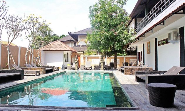 Mirah Hostel, 1. Mahendra Beach Inn, 2. Bali Duta Wisata Beach Inn, 3. Jesen’s Inn 3, 4. Maha Bharata Kuta Inn, 5. Sayang Maha Mertha Hotel, 6. The Ratna Kuta, 7. Pesona Beach Inn Hotel, 8. Rabasta Beach Resort Kuta, 9. A Residence Kuta, 10. Bedbunker-BB, 11. Mirah Hostel, 12. Captain Goose, 13. Kuta Beach Hostel, 14. Da’HouseTel, 15. IndopureJoy Hostel, 16. Te Quiro, 17. Bali Semesta Hostel, 18. Rumah Kayu, 19. S 8 Suardana Hotel