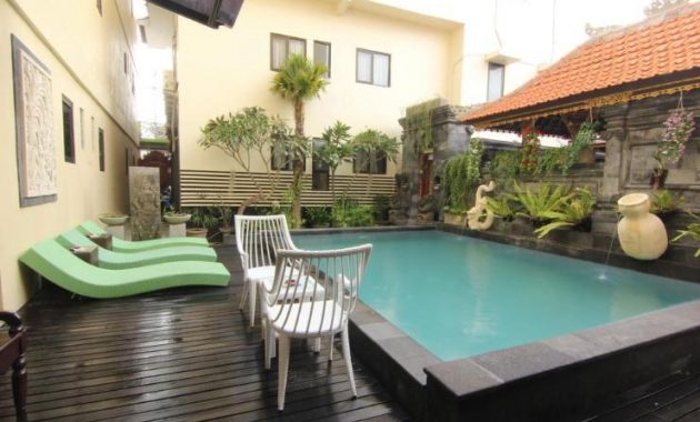 S 8 Suardana Hotel, 1. Mahendra Beach Inn, 2. Bali Duta Wisata Beach Inn, 3. Jesen’s Inn 3, 4. Maha Bharata Kuta Inn, 5. Sayang Maha Mertha Hotel, 6. The Ratna Kuta, 7. Pesona Beach Inn Hotel, 8. Rabasta Beach Resort Kuta, 9. A Residence Kuta, 10. Bedbunker-BB, 11. Mirah Hostel, 12. Captain Goose, 13. Kuta Beach Hostel, 14. Da’HouseTel, 15. IndopureJoy Hostel, 16. Te Quiro, 17. Bali Semesta Hostel, 18. Rumah Kayu, 19. S 8 Suardana Hotel