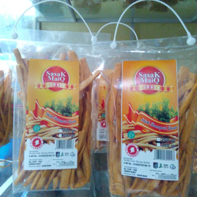 Stik Rumput Laut Lombok via SHopee, 1. Kain Tenun Ikat Sasak, 2. Songket Sasak, 3. Mutiara kha Lombok, 4. Kaos Lombok, 5. Madu Sumbawa, 6. Susu Kuda Liar Sumbawa, 7. Dodol Rumput Laut, 8. Peyek Kangkung Rumput Laut, 9. Terasi Khas Lombok, 10. Kerajinan Tangan Khas Lombok, 11. Tuak Manis Lombok, 12. Kerajinan Tanah Liat, 13. Permen Susu Kuda Liar, 14. Anyaman Ketak, 15. Abon Ikan Marlin, 16. Minyak Gosok Sumbawa, 17. Manisan Tomat, 18. Telur Asin Bakar, 19. Kopi Prabe Lombok, 20. Sambal Encim Lombok, 21. Keripik Ceker Lombok, 22. Stik Kangkung, 23. Stik Rumput Laut Lombok, 24. Kacang Mete Lombok, 25. Manisan Rumput Laut Lombok