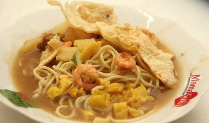 Mie Belitung, 1. Lempah Kuning, 2. Balacan, 3. Sambalingkung, 4. Pantiaw, 5. Lakso Bangka, 6. Kemplang Bangka, 7. Kericu, 8. Kue Jongkong Bangka, 9. Getas Bangka, 10. Bong Li Piang, 11. Mie Belitung, 12. Sup Gangan, 13. Berego, 14. Lakse, 15. Mie Ayam Bangka, 16. Martabak Bangka, 17. Sambal Rusip, 18. Mie Koba, 19. Pletek, 20. Kue Rintak, 21. Teri Krispi, 22. Kecalo, 23. Siput Gong Gong, 24. Otak Otak Bangka, 25. Lempah Darat, 26. Lepet, 27. Soto Ketupat, 28. Lokan Laut, 29. Cacak Ikan, 30. Kue Jungkong, 31. Rujak Daun Ubi Kembang Pepaya, 32. Pempek Panggang, 33. Santan Kepiting, 34. Lempah Kulat, 35. Buah Asinan Kelubi, 36. Durian Getar Bumi