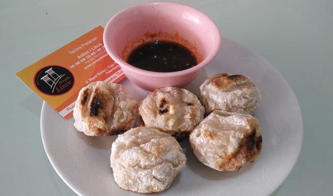 Pempek Panggang, 1. Lempah Kuning, 2. Balacan, 3. Sambalingkung, 4. Pantiaw, 5. Lakso Bangka, 6. Kemplang Bangka, 7. Kericu, 8. Kue Jongkong Bangka, 9. Getas Bangka, 10. Bong Li Piang, 11. Mie Belitung, 12. Sup Gangan, 13. Berego, 14. Lakse, 15. Mie Ayam Bangka, 16. Martabak Bangka, 17. Sambal Rusip, 18. Mie Koba, 19. Pletek, 20. Kue Rintak, 21. Teri Krispi, 22. Kecalo, 23. Siput Gong Gong, 24. Otak Otak Bangka, 25. Lempah Darat, 26. Lepet, 27. Soto Ketupat, 28. Lokan Laut, 29. Cacak Ikan, 30. Kue Jungkong, 31. Rujak Daun Ubi Kembang Pepaya, 32. Pempek Panggang, 33. Santan Kepiting, 34. Lempah Kulat, 35. Buah Asinan Kelubi, 36. Durian Getar Bumi