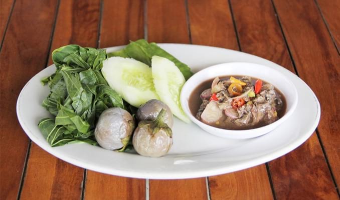 Sambal Rusip, 1. Lempah Kuning, 2. Balacan, 3. Sambalingkung, 4. Pantiaw, 5. Lakso Bangka, 6. Kemplang Bangka, 7. Kericu, 8. Kue Jongkong Bangka, 9. Getas Bangka, 10. Bong Li Piang, 11. Mie Belitung, 12. Sup Gangan, 13. Berego, 14. Lakse, 15. Mie Ayam Bangka, 16. Martabak Bangka, 17. Sambal Rusip, 18. Mie Koba, 19. Pletek, 20. Kue Rintak, 21. Teri Krispi, 22. Kecalo, 23. Siput Gong Gong, 24. Otak Otak Bangka, 25. Lempah Darat, 26. Lepet, 27. Soto Ketupat, 28. Lokan Laut, 29. Cacak Ikan, 30. Kue Jungkong, 31. Rujak Daun Ubi Kembang Pepaya, 32. Pempek Panggang, 33. Santan Kepiting, 34. Lempah Kulat, 35. Buah Asinan Kelubi, 36. Durian Getar Bumi