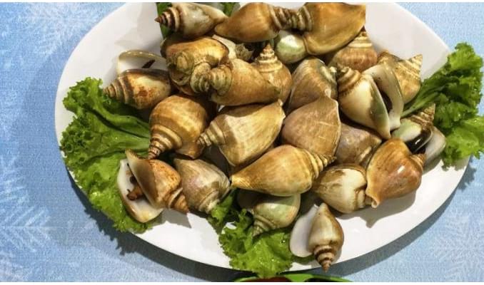 Siput Gong Gong, 1. Lempah Kuning, 2. Balacan, 3. Sambalingkung, 4. Pantiaw, 5. Lakso Bangka, 6. Kemplang Bangka, 7. Kericu, 8. Kue Jongkong Bangka, 9. Getas Bangka, 10. Bong Li Piang, 11. Mie Belitung, 12. Sup Gangan, 13. Berego, 14. Lakse, 15. Mie Ayam Bangka, 16. Martabak Bangka, 17. Sambal Rusip, 18. Mie Koba, 19. Pletek, 20. Kue Rintak, 21. Teri Krispi, 22. Kecalo, 23. Siput Gong Gong, 24. Otak Otak Bangka, 25. Lempah Darat, 26. Lepet, 27. Soto Ketupat, 28. Lokan Laut, 29. Cacak Ikan, 30. Kue Jungkong, 31. Rujak Daun Ubi Kembang Pepaya, 32. Pempek Panggang, 33. Santan Kepiting, 34. Lempah Kulat, 35. Buah Asinan Kelubi, 36. Durian Getar Bumi