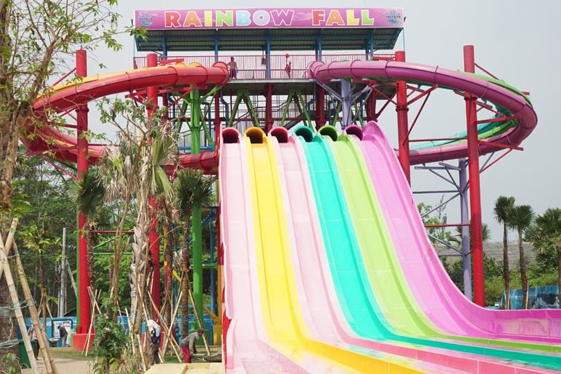 Rainbow Fall, Informasi Umum, Lokasi dan Rute Wisata Hawai Water Park, Harga Tiket Masuk Hawai Water Park, Fasilitas Pendukung, Wahana di Hawaii Water Park, Informasi Penting