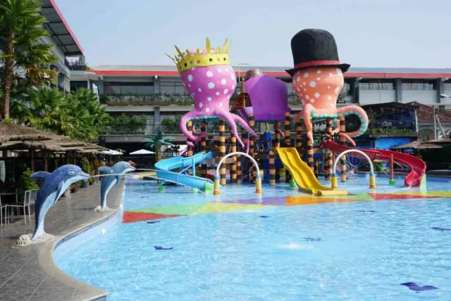 Water Park Mini via Google Maps @Wahyu W, Informasi Umum, Tiket Masuk Wisata Batu Wonderland, Fasilitas Batu Wonderland Waterpark & Resort Hotel, Galeri Foto