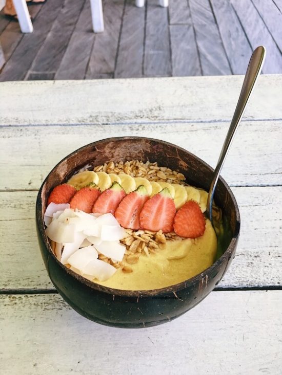Nalu Bowls (Pecatu), 1. Warung Babi Ibu Oka, 2. Naughty Nuri’s, 3. Pawon Pasundan, 4. Cafe Pomegranate, 5. Monkeys Cuisine, 6. Green Ginger (Tutup), 7. Betelnut Cafe, 8. Petitenget, 9. Restoran Rondji, 10. Restoran L’Assiette (Tutup), 11. Nook (Kerobokan), 12. Ultimo Italian Restaurant (Kerobokan), 13. Pison Coffee (Kerobokan), 14. Biku (Kerobokan), 15. Lawn Canggu, 16. Potato Head (Kerobokan), 17. Finns beach Club (Canggu), 18. La Plancha (Seminyak), 19. Ulu Cliffhouse (Pecatu), 20. KYND COMMUNITY (Kerobokan), 21. Warung Mak Beng (Sanur), 22. Gusto Gelato (Seminyak), 23. Massimo Restaurant (Sanur), 24. RivaReno Gelato Bali (Kerobokan), 25. Yogurt Republic (Seminyak), 26. Nalu Bowls (Pecatu), 27. Waroeng Kampoeng (Jimbaran), 28. Warung Nasi Ayam Bu Oki (Jimbaran), 30. Warung Kayu Manis (Denpasar), 31. Warung Men Gara (Mengwi), 32. Warung Nasi Tekor Bali (Denpasar), 33. Warung makan nikmat halal (Kuta), 34. Rujak uma bali (Denpasar), 35. Pronto Pizza (Kuta), 36. Pink Tempong (Kuta), 37. Donat Lio (Denpasar), 38. Waroeng Soerabi Bandoeng 101 (Kuta), 39. Ronde Nusa Kambangan (Denpasar), 40. Gado Gado Ibu Lulu (Kerobokan), 41. Mie Bandung (Denpasar), 42. Warung Bunana, 44. Ulekan, 45. Sinamon Bali, 46. Cuca Restaurant, 47. Folie Kitchen & Pâtisserie, 48. Yogurt Republic, 49. Vincent Nigita Patisserie, 50. Sayuri Healing Food, 51. Nasi Campur Warung Mek Juwel, 52. Confiture de Bali, 53. Zest Ubud, 54. Yogurt Yogi, 55. Sawobali Cake & Coffee Shop, 56. Bella by Sage, 57. The Amora Bali Restaurant, 58. D’ Alas Warung, 59. The Wijaya Kusuma, 60. Café Seafood Bakar Jimbaran, 61. Ngiring Ngwedang, 62. Mentari Restoran Bedugul, 63. Restoran Bebek Tepi Sawah Ubud, 64. The Lookout Resto & Bar, 65. The Kelusa, 66. Wantilan Resataurant, 67. Bali Buda, 68. Samani Resto, 69. The Sayan House, 70. Swept Away, 71. El Kabron, 72. Ke-Pi-Tu, 73. CasCades Restaurant