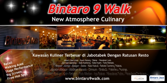 Bintaro 9 Walk, Tempat Nongkrong di Tangerang yang Murah, Tempat Nongkrong Malam di Tangerang, Tempat Nongkrong di Pamulang, Cafe Romantis di Tangerang, Tempat Nongkrong di Tangerang Selatan, Tempat Nongkrong di Tangerang