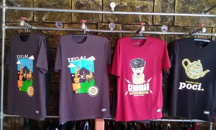 Kaos Galgil, 1. Kacang Bogares , 2. Pilus Kletuk, 3. Manisan khas Guci, Cerme, 4. Kerupuk Antor , 5. Latopia/Latopnya , 6. Poci Tanah Liat , 7. Kaos Galgil, 8. Mug Tanah Liat, 9. Tahu Aci, 10. Kue Kamir, 11. Keripik Tahu, 12. Gemblong Ocar – Acir, 13. Olos, 14. GuCheez, 15. Kue Tempel, 16. Telur Asin, 17. Teh Khas Tegal, 18. Rempeyek, 19. Dodol Tegal, 20. Martabak Lebaksiu, 21. Glotak, 22. Tahu Pletok