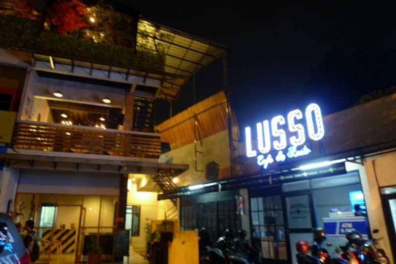 Lusso Cafe &amp; Resto, 1. Cimory Riverside, 2. Momomilk Barn, 3. Lusso Cafe &amp; Resto, 4. Saung Kuring, 5. De Leuit, 6. Toge Goreng Mang Gebro, 7. Lemongrass, 8. Rumah Air Bogor, 9. Death By Chocolate Bogor (TUTUP), 10. Nicole’s Kitchen &amp; Lounge, 11. Pia Apple Pie, 12. Two Stories, 13. Warung Gumbira, 14. Bale Kabayan (TUTUP), 15. Cafe Gumati, 16. Kedai Soto Ibu Rahayu, 17. Laksa Bogor Gang Aut, 18. Bakso Kikil Pak Jaka, 19. DGlock, 20. Daily Dose Coffee &amp; Eatery, 21. Monarchy Bistro, 22. Cafe Dedaunan, 23. Kedai Kita, 24. Sop Buntut Mang UU, 25. Meranti Restaurant, 26. De Saung, 27. Daiji Ramen, 28. Cabana Café, 29. Food Gallery BTM, 30. Boogie Cafe, 31. Pondok Sate Tongseng Assalam, 32. Bakso PMI, 33. Resto Solo, 34. Warung Tam@n, 35. Mie Ayam Baso Bangka “AL”, 36. Culinaire Van Bogor, 37. Ah Poong (Pasar Apung Sentul City) Food Court, 38. Peppino House Resto, 39. Royal Bakery &amp; Café, 40. Lemon8 Cafe, 41. The Place, 42. Toastea Cafe, 43. De Salman Resto, 44. Lusso Café &amp; Resto, 45. Cyrano Café, 46. Waroenk Talubi, 47. Gurih 7 Bogor – Saung Lesehan &amp; Kuliner Sunda