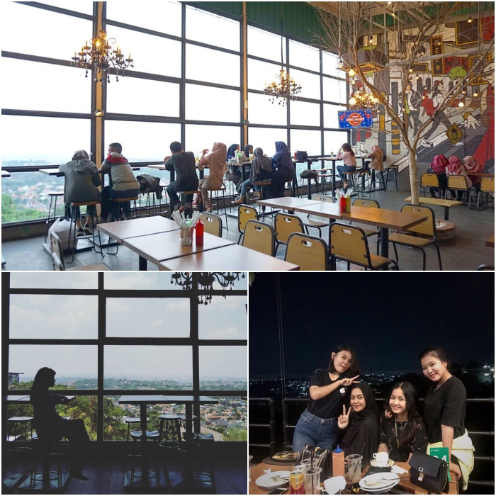 Mr. K Café Gombel via IG @tarizaafbrn @maurakisti, 1. Pondok Kopi Umbul Sidomukti, 2. Laker’s Resto (Zonk), 3. Resto The Tavern (Non Halal), 4. KoenoKoeni Café Gallery, 5. D’Blasteran “Nostalgia Rasa”, 6. Eastmen Coffee House, 7. Kedai Amarta, 8. Lind’s Ice Cream Café & Resto, 9. Joglo Agung Resto and Gallery, 10. Strada Coffee, 11. Sakapatat Beer Garden & Resto (Non Halal), 12. The Blue Lotus Coffee House & Restaurant, 13. Converso Coffee & Eatery, 14. Anantari Coffee, 15. RV cafe 24 hours & Swingle Bar, 16. Valle Pizza E Resto, 17. The Hills Dining Restaurant, 18. Tower Cafe (Zonk), 19. Antara Kata Coffee, 20. Han’s Kopi, 21. Mr. K Café Gombel, 22. Bleu Sky Lounge, 23. Tepian Kopi, 24. Beachday, 25. HW Livehouse Semarang, 26. Layang Layang Resto & Rooftop Bar, 27. Nine Yards, 28. Cimory on The Valley, 29. Hazelnut Resto dan Coffee