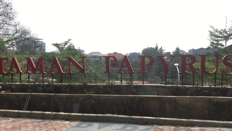 Taman Papyrus via Tagar, 1. Taman Dadap Merah, 2. Taman Spatodhea, 3. Taman Mataram, 4. Taman Langsat, 5. Taman Ayodya, 6. Taman Tabebuya, 7. Taman Spathodea, 8. Taman Puring, 9. Taman Swadharma, 10. Taman Margasatwa Ragunan, 11. Playparq, 12. Taman Tangkuban Perahu, 13. Taman Tebet, 14. Taman Bakrie, 15. Taman Martha Tiahahu, 16. Taman Gandaria Tengah , 17. Taman Maja, 18. Taman Salam, 19. Taman Tanjung, 20. Taman Papyrus, 21. Taman Tanjung 2