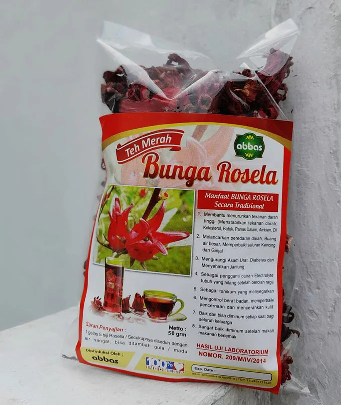 Teh Bunga Rosella - Oleh-oleh Khas Batam, Oleh-oleh khas Batam, Pusat Oleh Oleh Khas Batam, Toko Oleh-Oleh Khas Batam, Toko Kue di Batam, Oleh Oleh Khas Batam Online