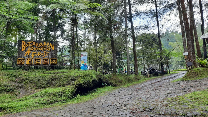 Baturaden Adventure Forest, Asal Mula Penamaan Baturaden, Akses Menuju Lokasi Kawasan Wisata, Tempat Wisata di Kawasan Baturaden, Fasilitas Wisata Baturaden