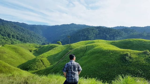 Indahnya Bukit Teletubbies Atau Bukit Luwuk via Instagram.com @rhinodesouza