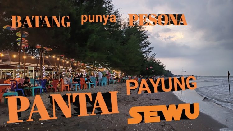 Pantai Payung Sewu Depok via Youtube, 1. Pantai Sicepit, 2. Pantai Sigandu, 3. Pantai Ujung Negoro, 4. Pantai Kuripan Subah, 5. Pantai Celong Mangunsari, 6. Pantai Jodo Gringsing, 7. Pantai Cemoro Sewu, 8. Pantai Karang Mahesa, 9. Pantai Payung Sewu Depok, 10. Pantai Songbrong, 11. Pantai Dewi Dewi