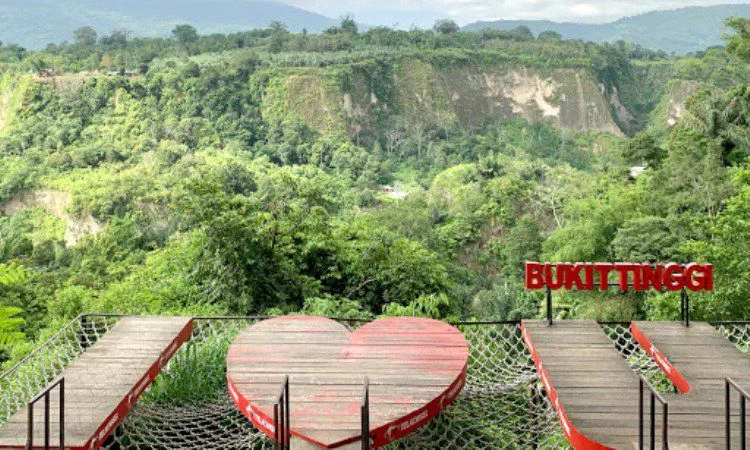 Taman Panorama Bukittinggi via Google Maps Eric Prawiro Susanto