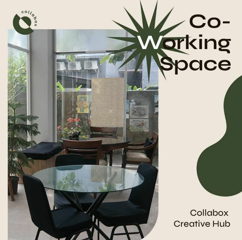 Collabox Creative Hub, 1. SoVoism, 2. Excelllenz Holzic – Office &amp; Training Centre, 3. Genius Idea Semarang, 4. Collabox Creative Hub, 5. Holzic – Office &amp; Training Centre, 6. Atwork Office &amp; Meeting Space, 7. Hetero Space, 8. DS CoWork Peterongan, 9. Cordova Edupartment, 10. TERRACASSA Business Center, 11. A+ Study Room Cafe, 12. Makabana Coffee &amp; Co-working Space