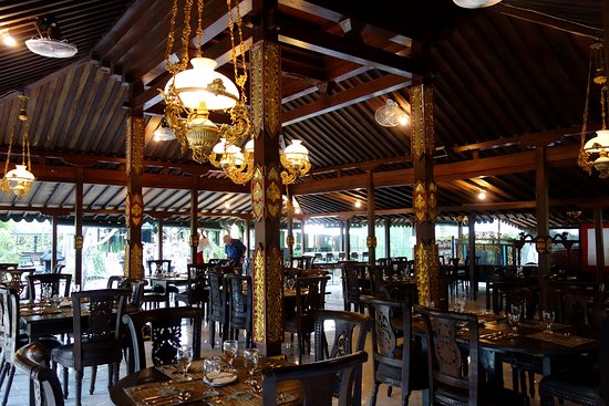 Sekar Kedhaton Restaurant via Tripadvisor, 1. The House of Raminten, 2. Hikaru Dining Yogyakarta, 3. Roaster and Bear Restaurant, 4. The Westlake Resto, 5. Gadjah Wong Resto, 6. Omah Dhuwur Kotagede, 7. Beukenhof Restaurant, 8. Abhayagiri Restoran, 9. Pasta Banget Signature, 10. Chadis Rooftop and Pool Bar, 11. Canting Restaurant Galeria Mall (Tutup), 12. Six Senses Restaurant, 13. ViaVia Restaurant Jogja, 14. Bale Raos – The Sultan’s Dishes, 15. Nanamia Pizzeria Café, 16. Mediterranea Restaurant by Kamil, 17. Gubug Makan Mang Engking Soragan Castle, 18. R&amp;B Grill Yogyakarta, 19. Bilik Kayu Heritage Resto (Tutup), 20. Kelapa Resto, 21. Bukit Indah, 22. Skybar Ibis Hotel Fine Dining Jogja, 23. Secret Garden, 24. Thyme Beef Bar &amp; Eatery, 25. Rosella Kitchen Dining, 26. Sekar Kedhaton Restaurant, 27. BALCONY Kitchen &amp; Pastry, 28. Yogyakarta Kitchen by Marriott