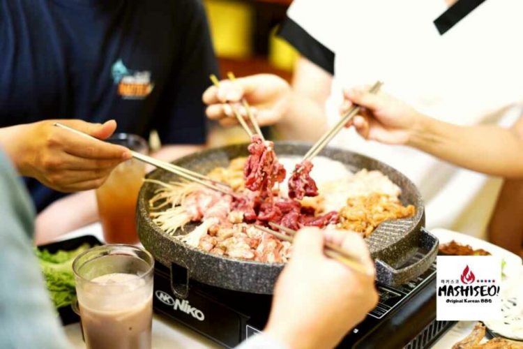 Mashiseo, 1. Ngunya BBQ &amp; Suki, 2. Steak 21, 3. Giant Shabu, 4. Kita Steamboat &amp; Yakiniku, 5. Shukaku BBQ, Shabu &amp; Agemono Bekasi, 6. Oh My Grill Jatiwaringin, 7. KKUMGA Korean BBQ, 8. Shabu Yoi Bekasi, 9. Sushi Tei SMB, 10. Shaburi &amp; Kintan Buffet , 11. WABEGA BBQ (Tutup), 12. Bamboo Dimsum Harapan Indah (Tutup), 13. Gogi-gui All You Can Eat Korean BBQ, 15. Shabu Shabu On-Yasai, 16. Pochajjang Summarecon Bekasi , 17. SukaSuki Grill &amp; Steamboat, 18. 90 Bun BBQ House AYCE Pondok Gede, 19. Mr.Sumo, 20. Sogogi Shabu &amp; Grill Galaxy Bekasi, 21. JaeSan Grill by Warung Bang Panjul, 22. Yuraku Restaurant, 24. Hanamasa Bekasi, 25. Gyu-kaku Japanese BBQ, 26. Mashiseo, 27. Raa Cha Suki &amp; Barbeque Summarecon Mal Bekasi