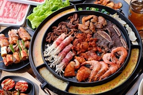 Ssikkek Korean BBQ via Anakjajan, 1. Shaburi (Summarecon Mall Kelapa Gading), 2. Kintan Buffet, 3. Oh My Grill, 4. Yuraku Restaurant, 5. Golden Sense International Restaurant, 6. Madam Lee Korean BBQ, 7. Mo-Mo Paradise All You Can Eat, 8. Genki Sushi, 9. Hanamasa Kelapa Gading, 10. Bamboo Dimsum Kelapa Gading, 11. Ssikkek Korean BBQ Sunter, 12. Fogo Brazilian BBQ – Emporium Pluit Mall, 13. Hattori shabu-shabu & yakiniku, 14. Manse Korean Grill PIK, 15. Sushi Man, 16. The Chinese National – Hotel Swissotel Jakarta PIK Avenue, 17. Gyu-Kaku Japanese BBQ, 18. Mr. Park BBQ, 19. Shabu-Net Restaurant, 20. Babakaran Street, 21. Sogogi Shabu & Grill Kelapa Gading, 22. Daejeon Korean BBQ, 23. Kobe Tei, 24. Bak Bak Korean BBQ, 25. Beef Boss Summarecon Mall Kelapa Gading, 26. Botany Restaurant – Holiday Inn Kemayoran, 27. Steak 21