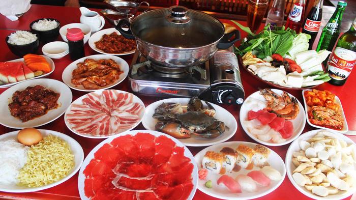 Yakiniku Sama-Sama via Tribunnews, 1. Grand Puncak Sari Restaurant, 2. Batur Sari Restaurant, 3. Kaneshiro All You Can Eat, 4. Yakiniku Sama-Sama, 5. Hanamasa Bali, 6. Kaizen All You Can Eat BBQ Grill & Shabu , 7. Mentari Restoran Bali, 8. Segara Bambu, 9. Brazilian Aussie BBQ, 10. X.O Suki & Cuisine Bali, 11. Ah Yat Abalone Seafood Restaurant, 12. Magal Korean BBQ, 13. Shaburi & Kintan Buffet Bali, 14. Sakai Japanese Food, 15. Choegogi Korean BBQ, 16. Zero4 Bar & Karaoke, 17. Warung D’Carik, 18. Golden Lotus, 19. Sabeen Restaurant, 20. Roof Top Garden Lounge, 21. Pavoz Restaurant & Bar , 22. Skymax Rooftop, 23. Sofitel Nusa Dua Resort, 24. The Café (Mulia Hotel Bali), 25. Pangi Restaurant , 26. Rumah Luwih , 27. Height Bar, J4 Hotel , 28. The Kana