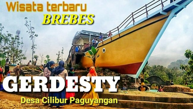 Bukit Gerdesty via Youtube Mazta Chanel, 1. Waduk Penjalin, 2. Hutan Mangrove Kaliwlingi, 3. Pantai Randusanga / Randusongo, 4. Agrowisata Besaran, 5. Wisata Pasir Gibug, 6. Masjid Agung Brebes, 7. Kalibaya Park, 8. Pabrik Gula Jatibarang, 9. Taman Edukasi, 10. Curug Putri, 11. Kebun Teh Kali Gua, 12. Candi Pangkuan, 13. Air Terjun Ranto Canyon, 14. Kampung Budaya Dusun Jalaswatu, 15. Pemandian Air Panas Tirta Husada, 16. Pemandian Air Panas Cipanas Buaran, 17. Ciblon Waterboom, 18. Bukit Cawiri, Dadablangan Malahayu, 19. Waduk Malahayu, 20. Cagar Alam Telaga Ranjeng, 21. Bukit Panenjoan, 22. Bukit AADT yang Menawan , 23. Bukit Baper yang Menawan , 24. Puncak Sakub, 25. Alun – Alun Brebes, 26. Pulau Hantu Sigempol, 27. Bukit Bintang Capar yang eksotik, 28. Gunung Gora, 29. Curug Cantel, 30. Kebon Gedhang, 31. Bukit Gerdesy – Taman Gerdesty Cilibur, 32. Pulau Cemara Sawojajar Brebes, 33. Gunung Nyapa, 34. Curug Awu, 35. Curug Panyusuhan, 37. Curug Rambukasang yang tersembunyi, 38. Curug Lebak Beber Wetan