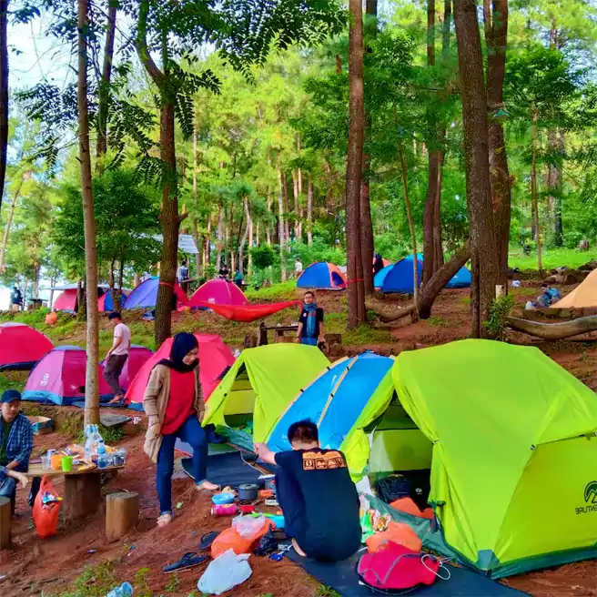 Hutan Pinus Rita Malompoa Bissoloro, 1. Hutan Pinus Malino, 2. Lembanna, 3. Lembah Ramma, 4. Lembah Loe, 5. Danau Tanralili, 6. Jungle Camp, 7. Lembah Hijau Camp &amp; Resort, 8. Parabus Camp, 9. Tinambung Highland Gowa, 10. Puntiung – Bissolloro Camping, 11. Hutan Pinus Rita Malompoa Bissoloro
