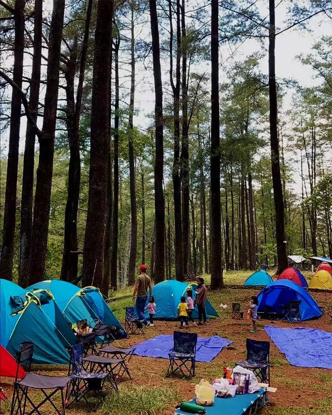 Parabus Camp Gowa via instagram.com @unikahar, 1. Hutan Pinus Malino, 2. Lembanna, 3. Lembah Ramma, 4. Lembah Loe, 5. Danau Tanralili, 6. Jungle Camp, 7. Lembah Hijau Camp &amp; Resort, 8. Parabus Camp, 9. Tinambung Highland Gowa, 10. Puntiung – Bissolloro Camping, 11. Hutan Pinus Rita Malompoa Bissoloro