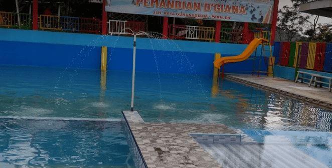 Kolam Renang D’Giana via Google Maps, 1. Kolam Renang Serulingmas, 2. Kolam Renang Adipasir Utara, 3. Kolam Renang Loka Tirta, 4. Kolam Renang Tirtayasa, 5. Kolam Renang Tirta Teja, 6. Kolam Renang D’Giana, 7. Surya Yudha Park, 8. Kolam Renang Cangkring, 9. Serayu Waterpark, 10. D’Qiano Hot Spring Waterpark, 11. MINORIA WATER PARK, 12. KOLAM CINTA PETUGURAN, 13. KOLAM RENANG UMAH SAWAH KALISENGGE GUMELEM WETAN, 14. KOLAM RENANG TIRTA SUMBER REJA