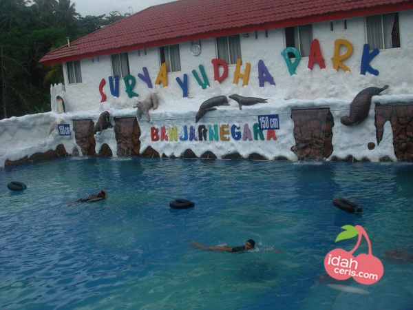 Surya Yudha Park via Idahceris, 1. Kolam Renang Serulingmas, 2. Kolam Renang Adipasir Utara, 3. Kolam Renang Loka Tirta, 4. Kolam Renang Tirtayasa, 5. Kolam Renang Tirta Teja, 6. Kolam Renang D’Giana, 7. Surya Yudha Park, 8. Kolam Renang Cangkring, 9. Serayu Waterpark, 10. D’Qiano Hot Spring Waterpark, 11. MINORIA WATER PARK, 12. KOLAM CINTA PETUGURAN, 13. KOLAM RENANG UMAH SAWAH KALISENGGE GUMELEM WETAN, 14. KOLAM RENANG TIRTA SUMBER REJA