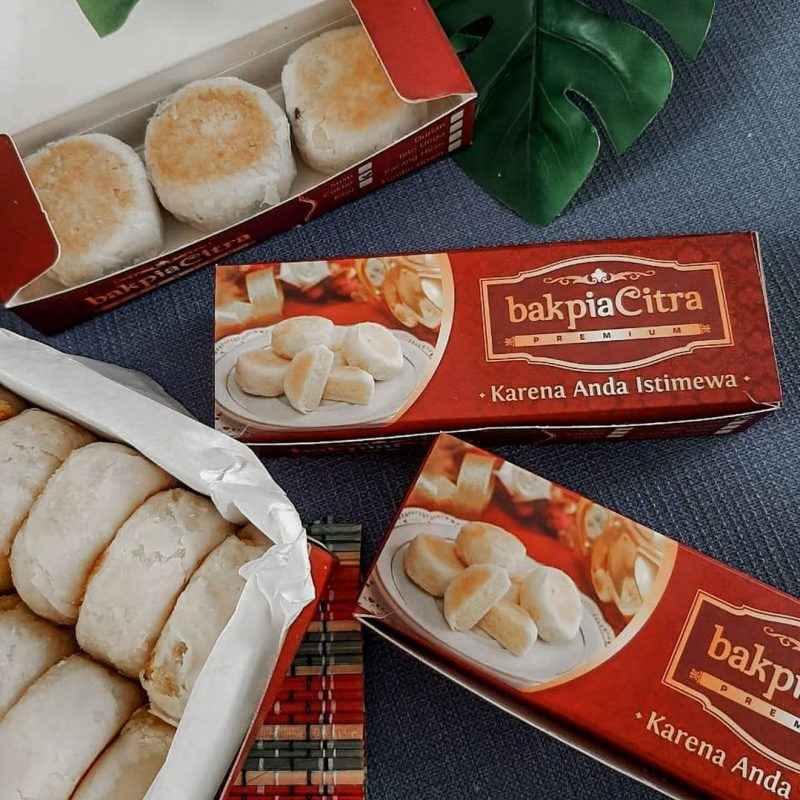 Bakpia Citra Premium, 1. Bakpia Mutiara Jogja, 2. Bakpia Pathok 25, 3. Bakpia Patuk 75, 4. Bakpia Kurnia Sari, 5. Bakpia Kemusuk 033, 6. Bakpiaku, 7. Bakpia Tugu Jogja, 8. Bakpia Juwara Satoe, 9. Bakpia Citra Premium, 10. Bakpia Kencana, 11. Bakpia Djava, 12. Bakpiapia, 13. Bakpia Kenes, 14. Bakpia Merlino, 15. Bakpia Soemadigdo