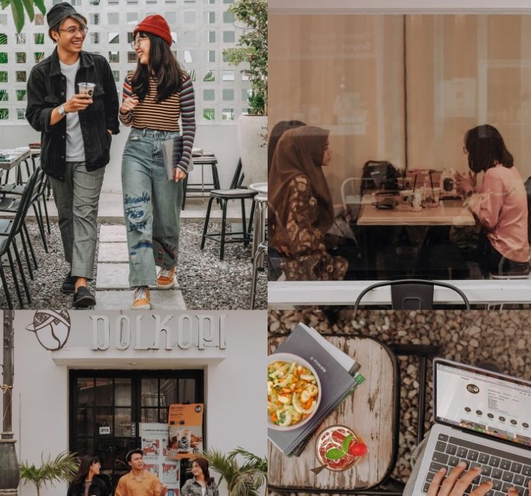 Dolkopi Coffee Shop via Instagram.com @dolkopismg, 1. Tekodeko Koffiehuis, 2. Spiegel Bar &amp; Bistro, 3. Miles Cafe &amp; Eatery, 4. Hero Coffee Indonesia, 5. Dolkopi Coffee Shop, 6. Keris Cafe, Semarang, 7. Koopman, 8. Oud En Nieuw, 9. Bloomery Pattiserie, 10. Retro Cafe, 11. Serikat Dagang Kopi Kota Lama Semarang, 12. Toko Kopi Sukajaya Kota Lama Semarang, 13. Javara Culture Kota Lama Semarang, 14. Library Cafe John Dijkstra, 15. Vercoffee, 16. Gelato Matteo, 17. Filosofi Kopi, 18. Tepian Kopi Kotalama, 19. Pringsewu Semarang