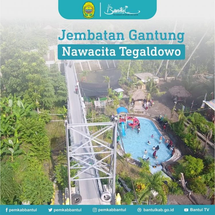 Jembatan Gantung Nawacita dari Ketinggian