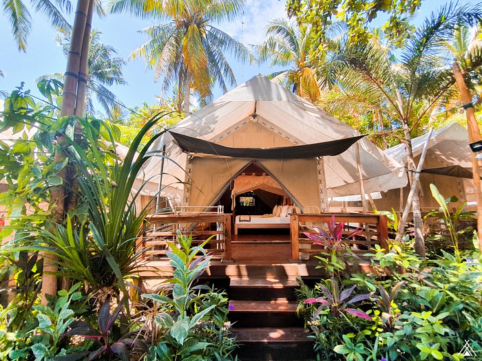 La Cocoteraie Ecolodge Resort Khusus Glamping di Indonesia , 1. Sandat Glamping Tents, 2. La Cocoteraie Ecolodge, 3. Jeeva Beloam Beach Camp, 4. Bali Dynasty Resort, 5. Misool Eco Resort, 6. Amanwana Resort, 7. Sang Giri Mountain Tent Resort