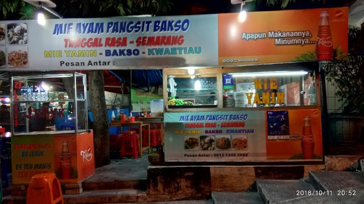 Mie Ayam Bakso Tunggal Rasa, 1. Mie ayam 99, 2. Mie Ayam Rumput, 3. Mie Ayam Pak Joko, 4. Mie Ayam Happy, 5. Mie Ayam Haris, 6. Mie Ayam Pak Min, 7. Mie Ayam Srikandi, 8. Bakso Mie Ayam Pak Hadi Putra, 9. Mie Ayam Obat Lapar, 10. Bakso dan Mie Ayam Mas No, 11. Bakso So’un dan Mi Ayam Sompok 21, 12. Mi Bandung GG Belakang Pak Min, 13. Mie Ayam Cakar Bakso Pak Joko, 14. Bakmi Ayam Jakarta Gajah Jaya, 15. Mie Ayam Dan Bakso Urat Jayasari Pak Sigit, 16. Mie Ayam Ceker Sido Mampir, 17. Mie Ayam Bakso Pak Soyo Wonogiri, 18. Mie Ayam Pak Cip, 19. Mie Ayam Ceker Bang Jony, 20. Mie Ayam &amp; Bakso Mbak Yanti, 21. Mie Ayam Pak Teguh, 22. Mie Ayam AAA Ngaliyan, 23. Mie Ayam Si Jonti, 24. Mie Jakarta 69, 25. Bakmi Keriting Bangka, 26. Mie Ayam Bakso Tunggal Rasa, 27. Mie Ayam Ceker Pak Bonci, 28. Mie Ayam Ceker Bu Sum, 29. Depot Bakso Mercon dan Mie Ayam CJDW