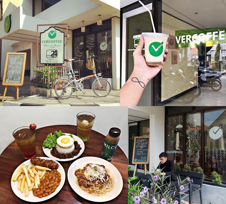 VerCoffee, 1. Tekodeko Koffiehuis, 2. Spiegel Bar &amp; Bistro, 3. Miles Cafe &amp; Eatery, 4. Hero Coffee Indonesia, 5. Dolkopi Coffee Shop, 6. Keris Cafe, Semarang, 7. Koopman, 8. Oud En Nieuw, 9. Bloomery Pattiserie, 10. Retro Cafe, 11. Serikat Dagang Kopi Kota Lama Semarang, 12. Toko Kopi Sukajaya Kota Lama Semarang, 13. Javara Culture Kota Lama Semarang, 14. Library Cafe John Dijkstra, 15. Vercoffee, 16. Gelato Matteo, 17. Filosofi Kopi, 18. Tepian Kopi Kotalama, 19. Pringsewu Semarang