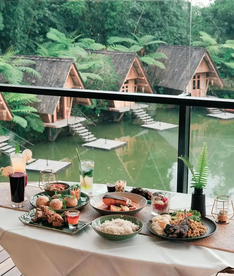 Dusun Bambu Lembang via Instagram.com @dusun_bambu, 1. Skyline Best View Resto, 2. Atmosphere Resort Cafe, 3. Armor Kopi, 4. Miss Bee Prividore, 5. Café D’Pakar, 6. Sapu Lidi Lembang, 7. Congo Café and Galery, 8. Gubug Mang Engking, 9. Maxi’s Resto, 10. Cocorico Fantasy Garden & Shinmen Japanese Resto, 11. The Valley Bistro, 12. The Stone Cafe, 13. Liwet Asep Stroberi, 14. Sierra Café and Lounge, 15. Lisung Resto, 16. Rumah Miring, 17. Mendulang Lembang Resort & Resto, 18. Dusun Bambu, 19. Orofi Cafe, 20. The Peak Resort Dining, 21. The Restaurant at Padma Hotel, 22. Belle Vue French and Italian Bistro, 23. The 18th Restaurant and Lounge, 24. Grandia Resto Cafe & Pastry , 25. Maja House