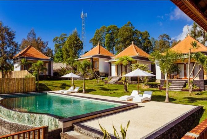 Mount Batur Villa, 1. Triangle House Mount Batur, 2. BALI ASTETIC VILLA, 3. Villa Jempana, 4. Mount Batur Villa, 5. Sari Sky Villa, 6. Volcano Terrace Bali, 7. Batur Panorama, 8. Batur Green Hill, 9. Tampurhyang View, 10. Lake Batur Cottages, 11. The Ayu Kintamani, 12. Villa Danu, 13. Songan Homestay, 14. Tiing Bali Guest House