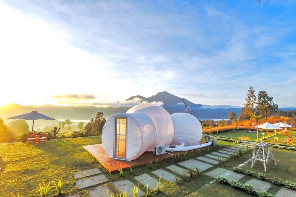 Pulestis Glamping via Instagram.com @PulestisGlamping, 1. N’jung Bali Camp, 2. Black Lava Camp, 3. Alam Caldera Glamping, 4. Pulestis Glamping, 5. Pelaga Eco Park Bali, 6. Igloo Glamping Bali, 7. Cloud Hills Glamping by Bukit Vista, 8. Kintamani Escape, 9. Jempana View, 10. The Dewi Kintamani, 11. Tukadsari Camping, 12. Kubah Bali Glamping, 13. Bali Camps Park, 14. Sunrise Hill Camp, 15. Bali Sunrise Camp & Homestay, 16. Rejeng Garden Camp