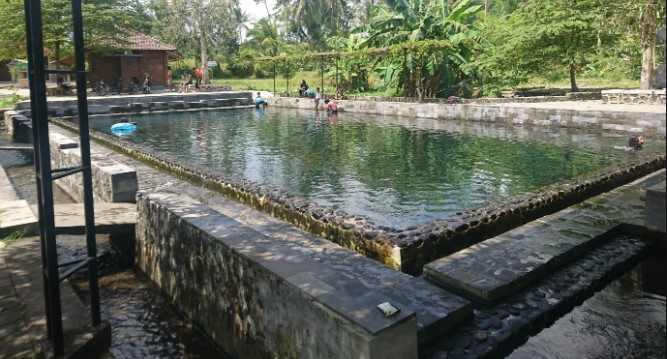 Sendang Mudal Ronny Setiawan, 1. Kolam Renang Savitri, 2. Kolam Renang Delta, Penggaron, 3. Kolam Renang Fatima, 4. Kolam Renang Pisangan, 5. Valencia Club House, 6. Kolam Renang Kalinongko, 7. Kali Bangkong, 8. Kolam Renang Tri Grass, 9. Kolam Renang Tirta Gemilang, 10. Kolam Renang Semilir, 11. Kolam Renang Sorli, 12. Sangen Park, 13. Kolam Renang & Outbound Kid Podhojoyo, 14. Kolam Renang Cyblon, 15. Lintang Waterpark Tempuran, 16. Kolam Renang Gladiol, 17. Kolam Renang Karet Mendut, 18. TKL Ecopark – Kolam Renang Kyai Langgeng, 19. Akademi Militer Kolam Renang Soekotjo, 19. Sendang Mudal, 20. Kolam Renang Ngleter