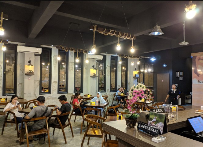 Cafeka Jambi william winata, 1. Casa De Alicia, 2. Kopi Ketje Jelutung, 3. Atmosfer Cafe, 4. Duniawi Coffee House, 5. Cafe Hangout, 6. Collega Cafe (Tutup), 7. The Classio Cafe, 8. Simon Son Coffee Baker, 9. Taman Langit Cafe (Tutup), 10. Coffee Story, 11. Rain Coffee and Eatery, 12. Waronk Mabes, 13. Ice&Bean, 14. Keep Burger, 15. Warunk Upnormal (Tutup), 16. Jabat Tangan Coffee, 17. Cafeka, 18. Moo Nyusu, 19. Camp Coffee, 20. QZ Comic Cafe, 21. Double D Cafe (Tutup), 22. Unlimited Cafe (Tutup), 23. Eonni M Korean Food Cafe, 24. Clave Cafe (Tutup), 25. Le Colonia, 26. Waroenk Jogja, 27. Jkovkoffie, 28. Copi Oey, 29. Circle Coffee, 30. Cafe Hello Sapa, 31. Soemantri, 32. Hepitea Story, 33. Dome Steak, 34. Cafe Buzz and Resto (Tutup)