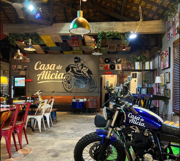 Casa De Alicia Richard Jones, 1. Casa De Alicia, 2. Kopi Ketje Jelutung, 3. Atmosfer Cafe, 4. Duniawi Coffee House, 5. Cafe Hangout, 6. Collega Cafe (Tutup), 7. The Classio Cafe, 8. Simon Son Coffee Baker, 9. Taman Langit Cafe (Tutup), 10. Coffee Story, 11. Rain Coffee and Eatery, 12. Waronk Mabes, 13. Ice&Bean, 14. Keep Burger, 15. Warunk Upnormal (Tutup), 16. Jabat Tangan Coffee, 17. Cafeka, 18. Moo Nyusu, 19. Camp Coffee, 20. QZ Comic Cafe, 21. Double D Cafe (Tutup), 22. Unlimited Cafe (Tutup), 23. Eonni M Korean Food Cafe, 24. Clave Cafe (Tutup), 25. Le Colonia, 26. Waroenk Jogja, 27. Jkovkoffie, 28. Copi Oey, 29. Circle Coffee, 30. Cafe Hello Sapa, 31. Soemantri, 32. Hepitea Story, 33. Dome Steak, 34. Cafe Buzz and Resto (Tutup)