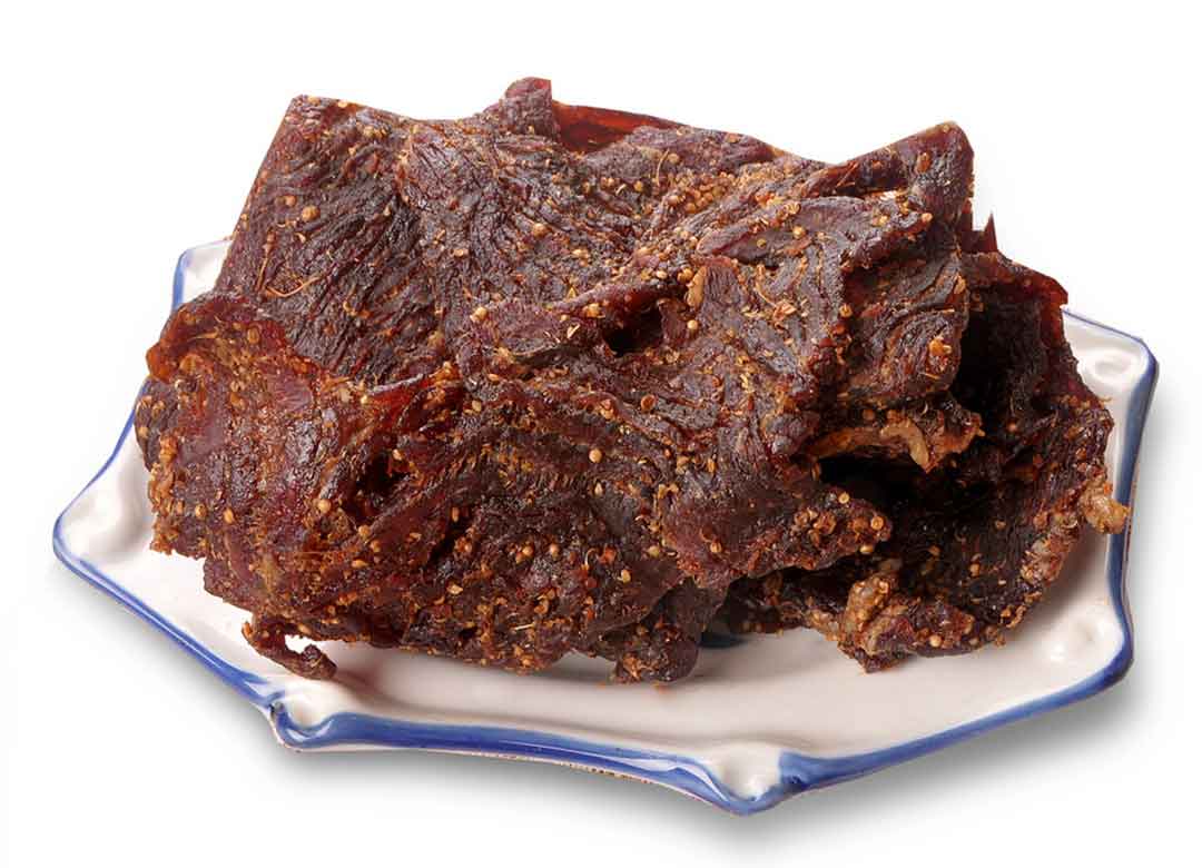 Dendeng Gepuk, 1. Keripik Tempe Kemul, 2. Mie Ongklok, 3. Purwaceng, 4. Opak Singkong, 5. Keripik Jamur, 6. Kacang Dieng, 7. Dendeng Gepuk, 8. Carica Sumbing Segar, 9. Sagon, 10. Terong Belanda, 11. Teh Tambi, 12. Geblek, 13. Opak Angin, 14. Sego Megono, 15. Keripik Kentang, 16. Gorengan Tempe Kemul, 17. Salak khas Wonosobo, 18. Dodol Salak, 19. Combro