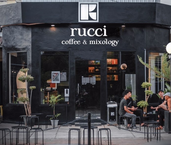 RUCCI COFFEE & MIXOLOGY Doddy Irawan, 1. Well The Food (WTF Cafe), 2. Dailycious Cafe & Resto, 3. Bencoolen Coffee House, 4. Janji Jiwa & Jiwa Tea Jilid 485, 5. Waroeng Kupi Rumoh Atjeh, 6. Nick Coffee & Ayam Pringgading, 7. Edu Coffee, 8. Konakito (Tutup), 9. Adem Resto, 10. Papuk Mamuk, 11. Aloha Resto, 12. Kedai Kopi Luwak, 13. Eleven Cafe Bengkulu, 14. Bro and Sis Cafe, 15. Truly Cafe and Resto (Tutup), 16. Dream Tea House, 17. Kedai 63 (Tutup), 18. Paris Van Java Cafetaria (Tutup), 19. Roemah Roti, 20. Garis Waktu Coffee, 21. Teras Tebeng, 22. Mozilicious, 23. Rucci Coffee and Mixology, 24. Cafe Metime.id, 25. Bogoshipo Cafe, 26. David Black and Coffee, 27. Time to Wohoo, 28. Barracas Bistro