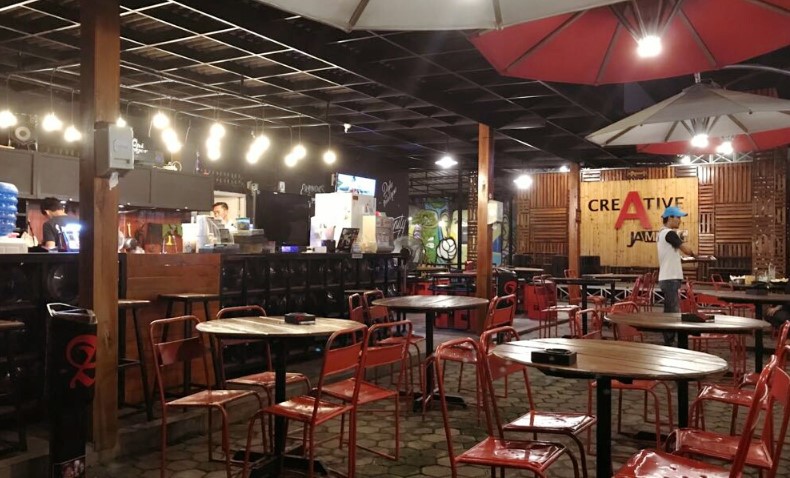 Waroeng Wahid dewi lestari, 1. Sky Park Cafe & Bar, 2. Norma Coffee Indonesia, 3. Teras Kopi Sumatera, 4. Garasi 99 Kopitiam, 5. Local Pantry & Studio Karaoke, 6. Re Caffe Platinum, 7. Vivace Cafe, 8. Karambia Cafe and Hangout, 9. Kaldi Coffee Shop, 10. One Alumni Coffee, 11. Aksén Coffee, 12. Tong Susu Cafe, 13. Peterseli Kitchen, 14. Erber Coffee Nodal, 15. GreenSmoothie Factory, 16. Warunk Upnormal (Tutup), 17. Cubic Cafe (Tutup), 18. Mr.Brewok Cafe & Resto, 19. Ghazy, 20. Waroeng Wahid, 21. Lick & Latte Cafe and Resto (Tutup), 22. Memo Cafe (Tutup), 23. Krema Koffie, 24. Ochado Cafe (Tutup), 25. Warkop Pinggiran 45 (Tutup), 26. Sintesa Cafe and Creative Space, 27. Sanobar, 28. Pesona Coffee Pekanbaru