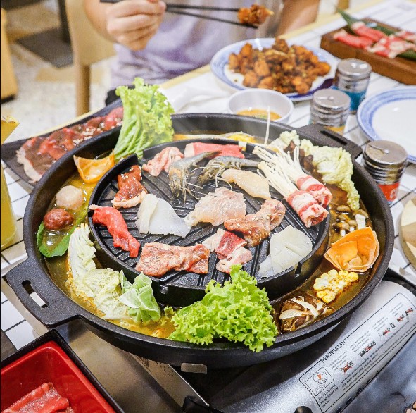 The Social Pot, 1. Kintan Buffet Central Park, 2. Sakabe Buffet Tebet, 3. Wangja Korean Bbq All You Can Eat Restaurant, 4. Mapo Galmaegi – Magal BBQ Puri, 5. Bamboo Dimsum Kelapa Gading, 6. Washoku Sato Batu Tulis, 7. Kappa Sushi Central Park, 8. Ssikkek Korean BBQ Sunter, 9. The social pot, 10. Tucano’s Brazilian BBQ (Senayan City Mall), 11. Gubhida Korean BBQ, 12. The Japanese @ Sari Pacific Jakarta, 13. Sukinabe Japanese Suki & Grill, 14. Enmaru Japanese Restaurant, 15. Bulgogi Yaa! AYCE Korean Restaurant